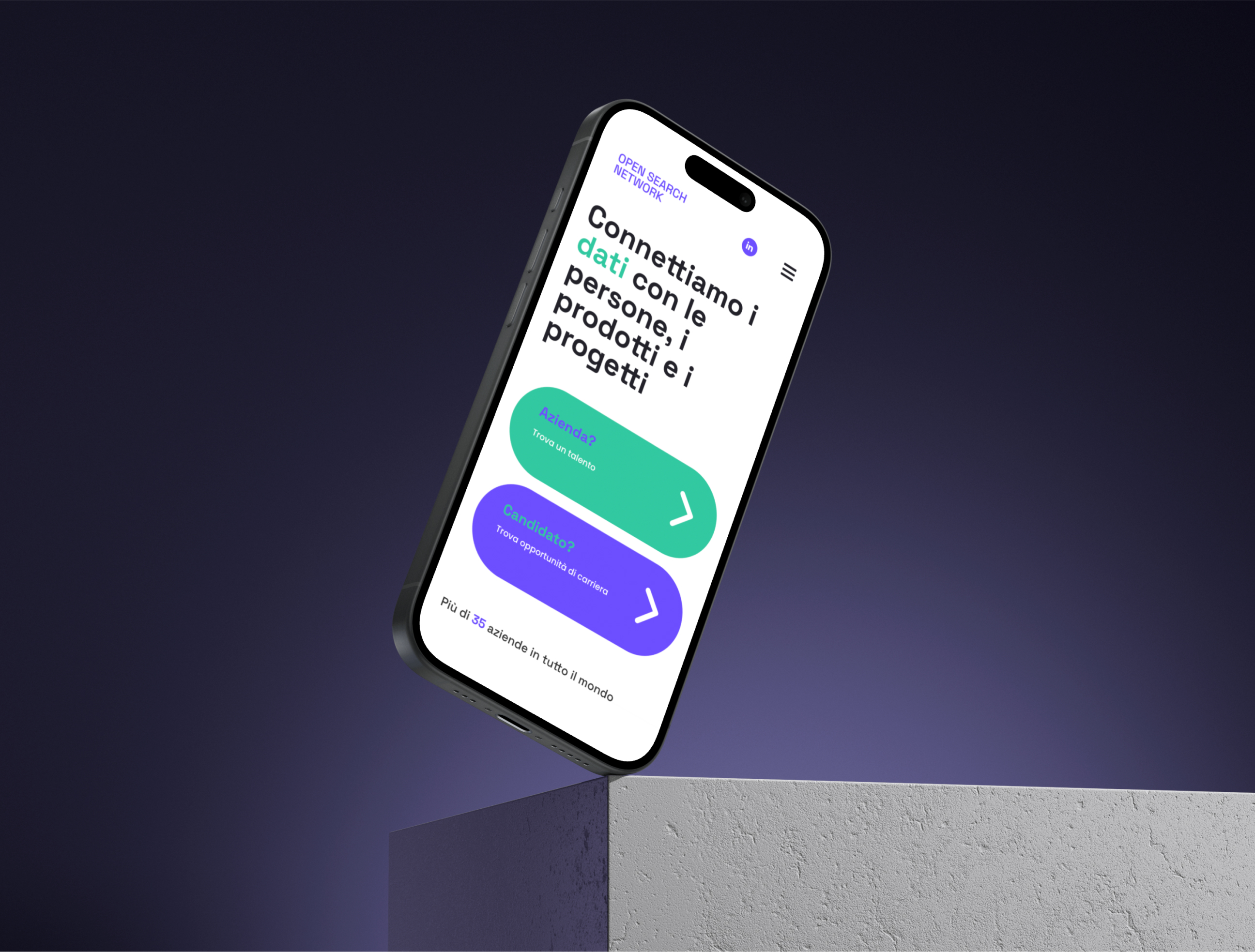 Open Search Network, Homepage Mobile Detail